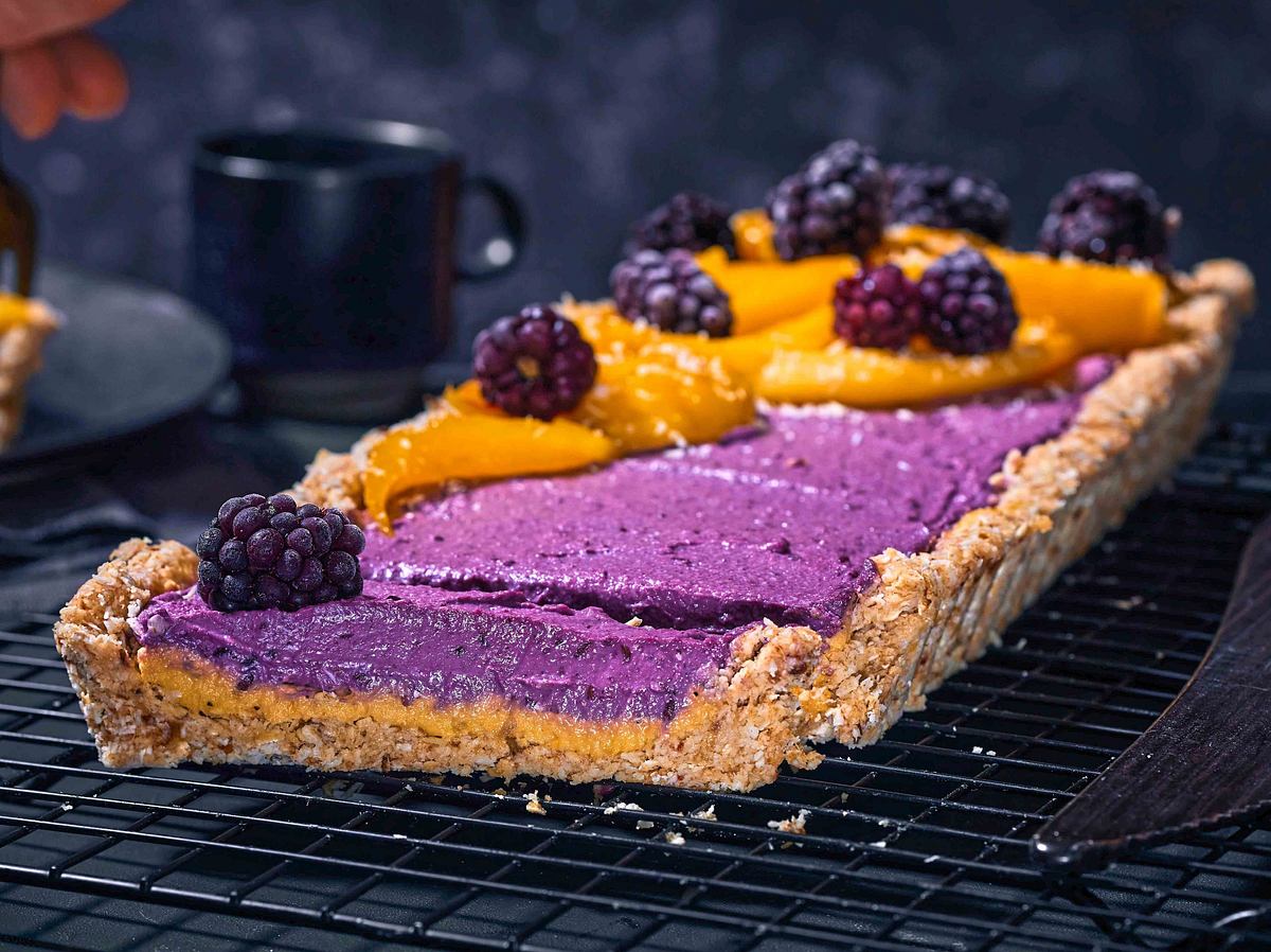 Cheesecake mit Brombeer & Mango Rezept