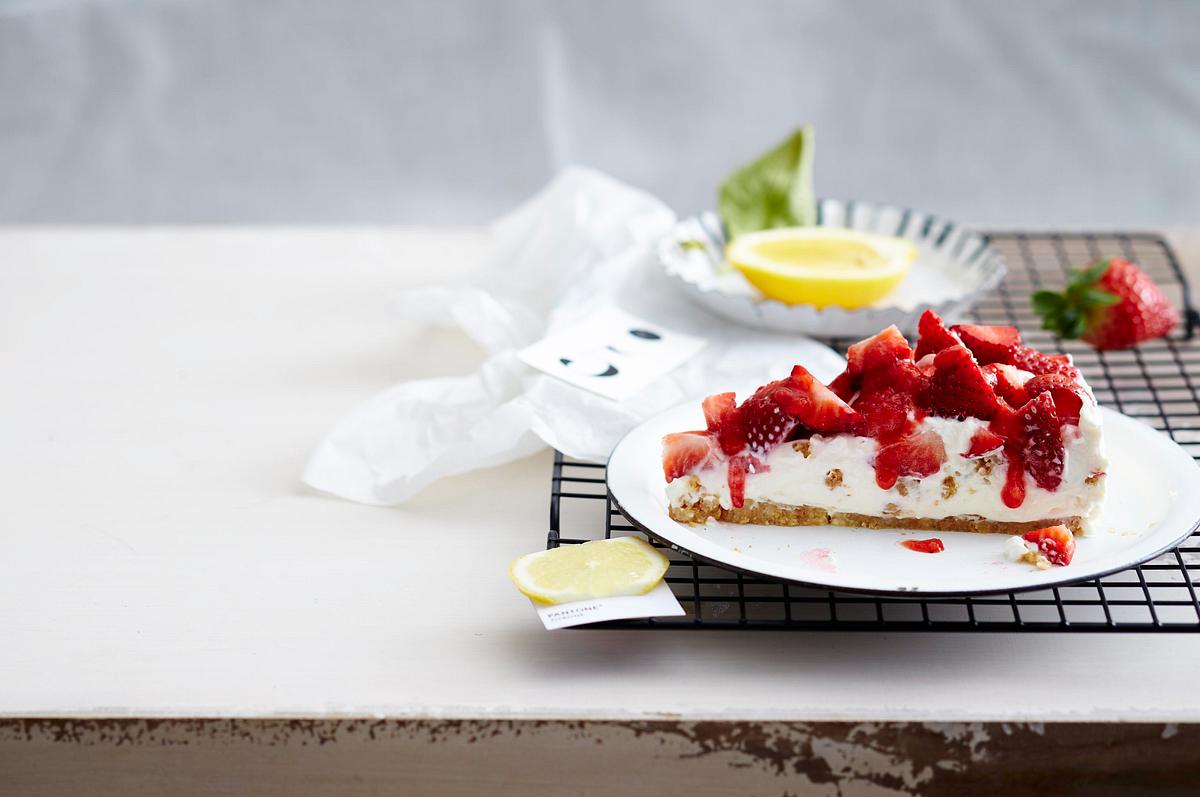 Cheesecake mit Erdbeeren Rezept