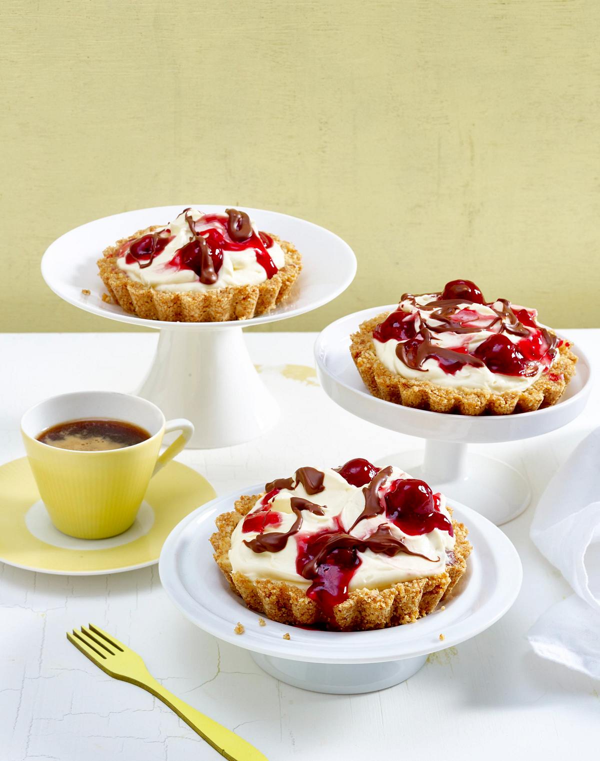 Cherry-Brezel-Tartelettes Rezept