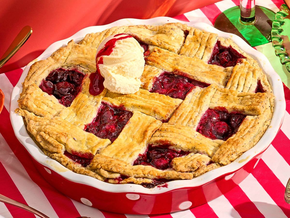 Cherry-Pie mit Mohn und Hicks Rezept