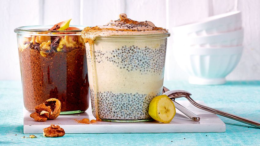 Chiapudding mit Bananen-Zimt-Eis Rezept - Foto: House of Food / Bauer Food Experts KG