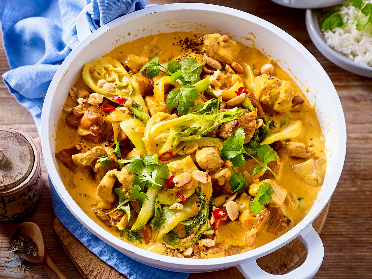 Chicken Curry-Pot - zart geköchelt im Fernost-Style Rezept