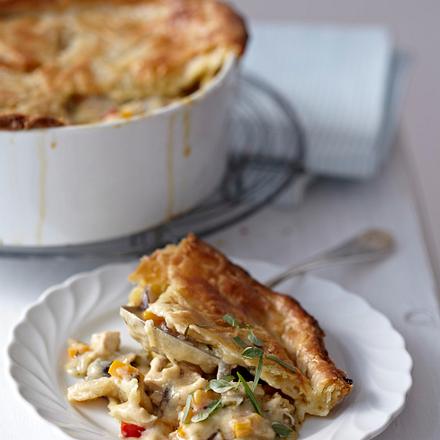Chicken Pot Pie (Hähnchen à la King) Rezept Chicken Pot Pie (Hähnchen à la King) Rezept