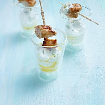 Chickensticks zu Frischkäsedip Rezept