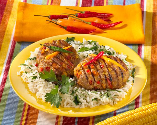 Chili-con-Carne-Hacksteaks Rezept