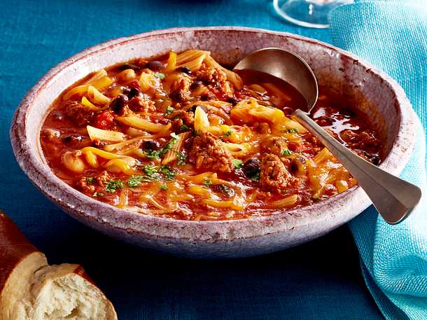 Chili-Con-Carne–Suppe Rezept
