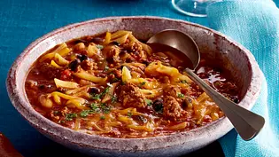 Chili-Con-Carne–Suppe Rezept - Foto: LECKER @ Bauer Media Group Chili-Con-Carne–Suppe Rezept - Foto: LECKER @ Bauer Media Group