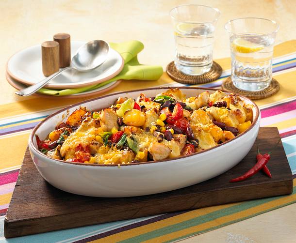 Chili con Chicken-Auflauf Rezept Chili con Chicken-Auflauf Rezept