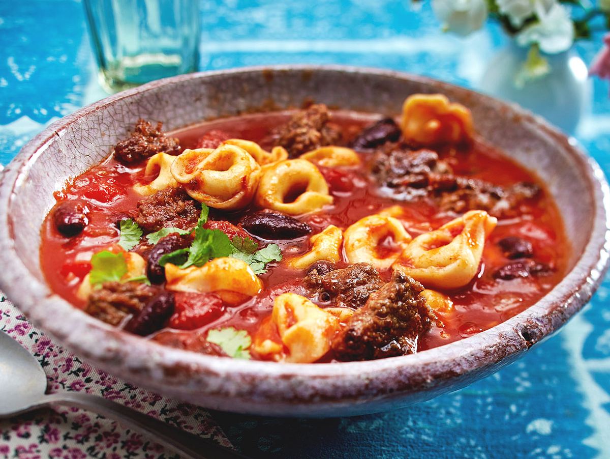 Chili con Tortellini Rezept