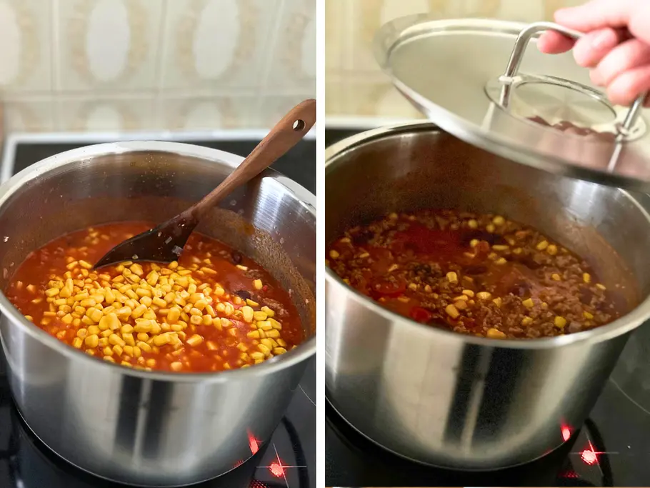 Chili kochen im großen Fissler Original Profi Collection Kochtopf