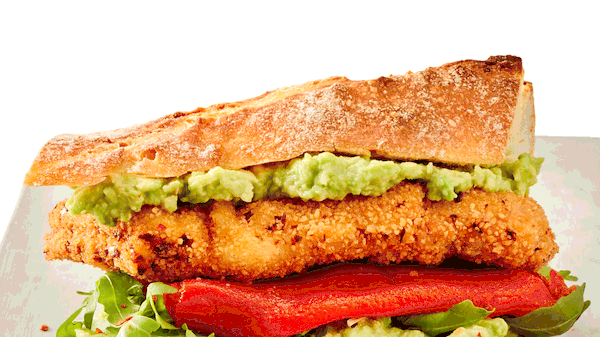 Chili-Nugget-sandwich mit Avocadocreme Rezept - Foto: House of Food / Bauer Food Experts KG