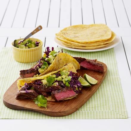 Chili-Rubbed Steak Tacos Rezept
