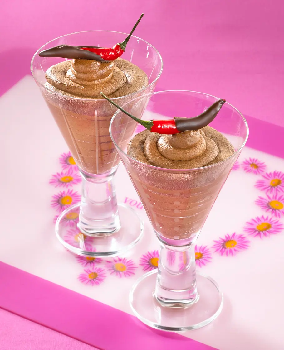 Chili-Schoko-Mousse Rezept
