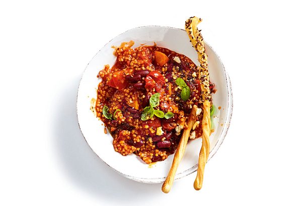 Chili Sin Carne mit Graupengenuss Rezept Chili Sin Carne mit Graupengenuss Rezept