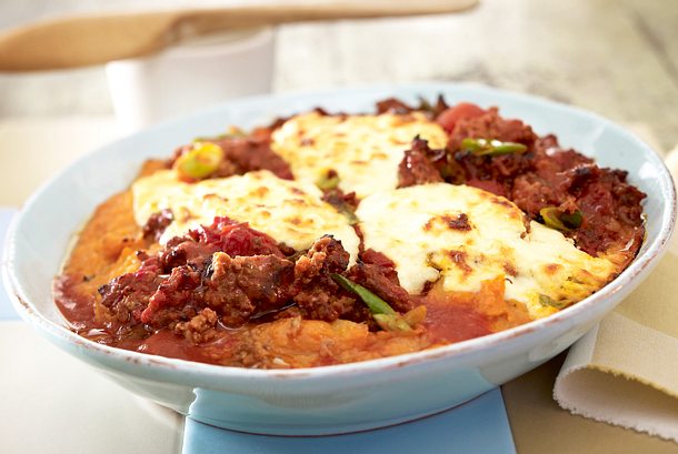 Chili-Süßkartoffel-Auflauf Rezept Chili-Süßkartoffel-Auflauf Rezept