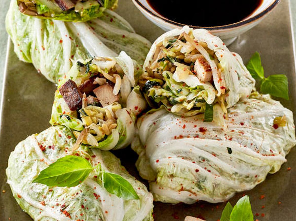 Chinakohl-Wraps Rezept