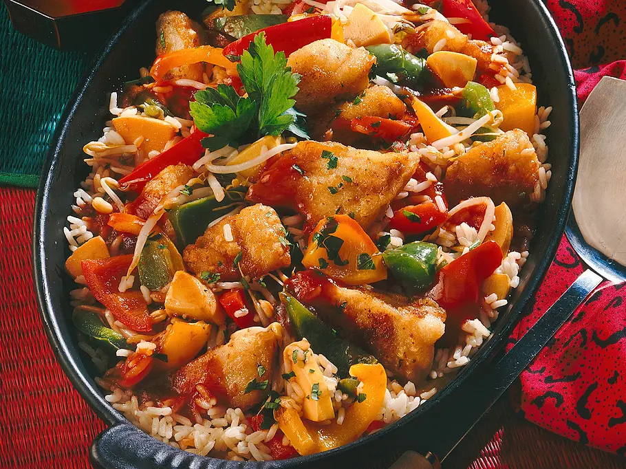 Chinesische Fischpfanne Rezept Chinesische Fischpfanne Rezept