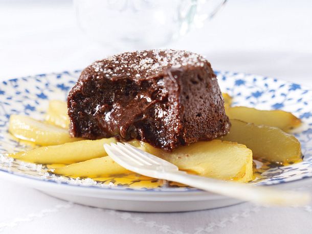Chocolat malheur mit Birnen Rezept Chocolat malheur mit Birnen Rezept