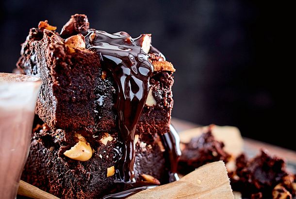 Chocolate-Lover's Erdnuss-Brownie Rezept Chocolate-Lover's Erdnuss-Brownie Rezept