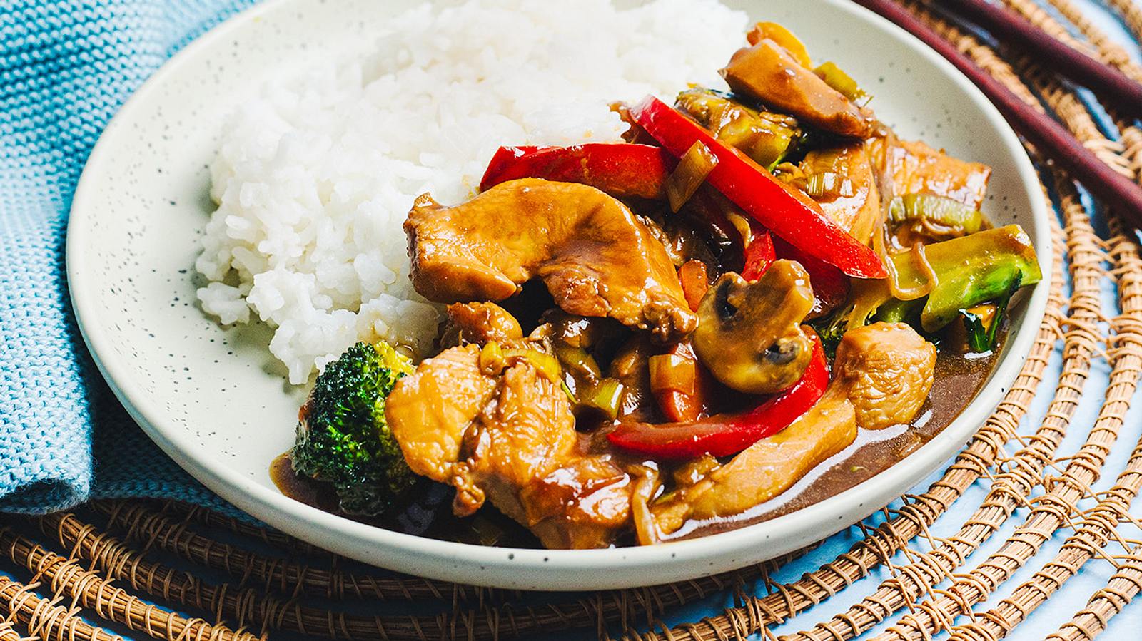 Kinesisk Chop Suey Chop Suey Med Marinerte Kongereker!