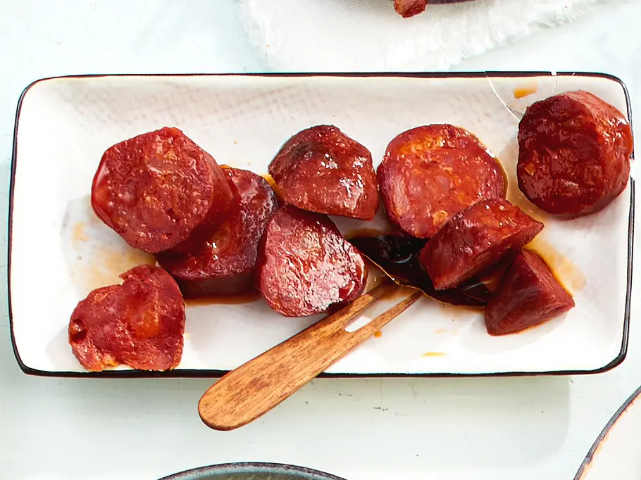 Chorizo in Apfelwein Rezept Chorizo in Apfelwein Rezept