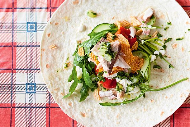 Crunch-Wrap „Fish and Chips“ Rezept Crunch-Wrap „Fish and Chips“ Rezept
