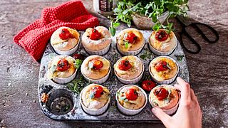 Ciabatta-Muffins alla Caprese  Rezept - Foto: House of Food / Bauer Food Experts KG