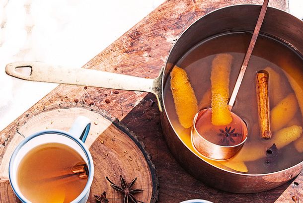 Cidre-Glühwein mit Schuss Cidre-Glühwein mit Schuss