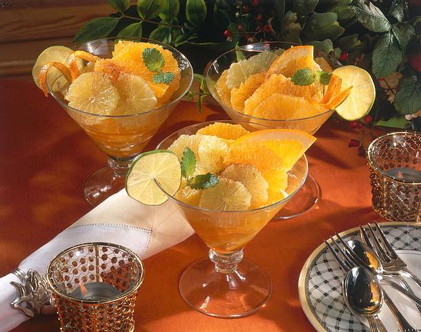 Citrus-Becher à la Caipirinha Rezept