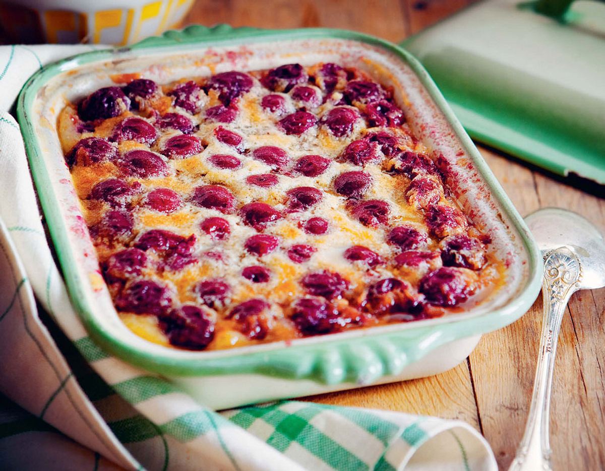 Clafoutis aux cerises - Kirschauflauf Rezept