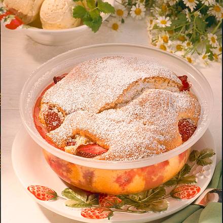 Clafoutis mit Erdbeeren Rezept Clafoutis mit Erdbeeren Rezept