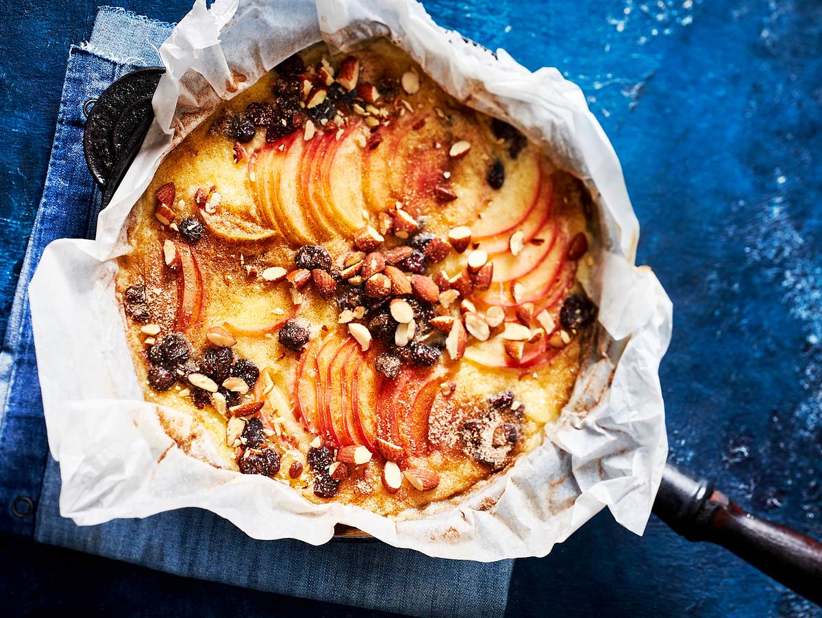 Clafoutis mit Zimt-Apfel Rezept