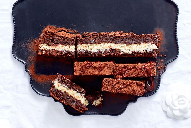 Coco’s Choco-Ringelbars (glutenfrei) Rezept Coco’s Choco-Ringelbars (glutenfrei) Rezept