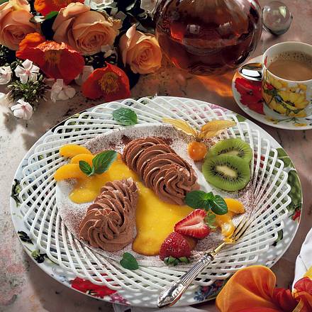 Congac-Trüffel-Mousse Rezept Congac-Trüffel-Mousse Rezept