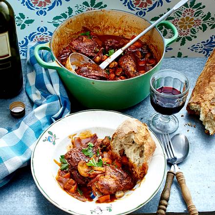 Coq au vin Rezept Coq au vin Rezept