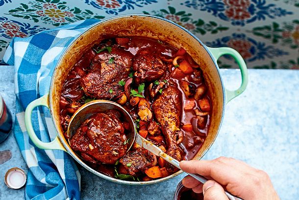 Coqau Vin nach Bootsmannart Rezept Coqau Vin nach Bootsmannart Rezept
