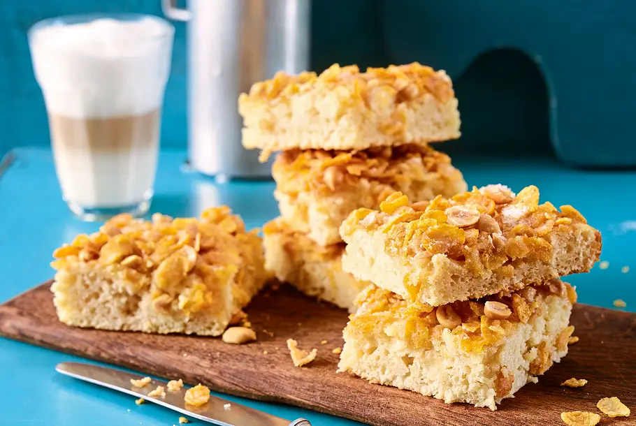 Cornflakes-Schnitten „Wach mit Crunch“ Rezept Cornflakes-Schnitten „Wach mit Crunch“ Rezept