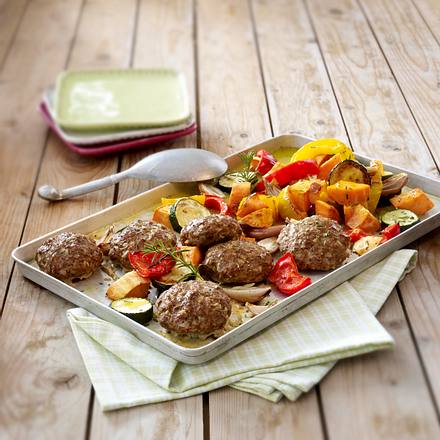 Country-Burger vom Blech Rezept Country-Burger vom Blech Rezept