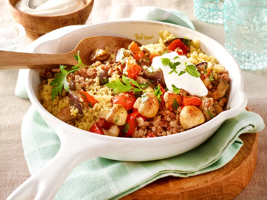 Couscous-Hack-Pfanne Couscous-Hack-Pfanne Rezept