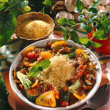 Couscous mit Gemüseragout Rezept