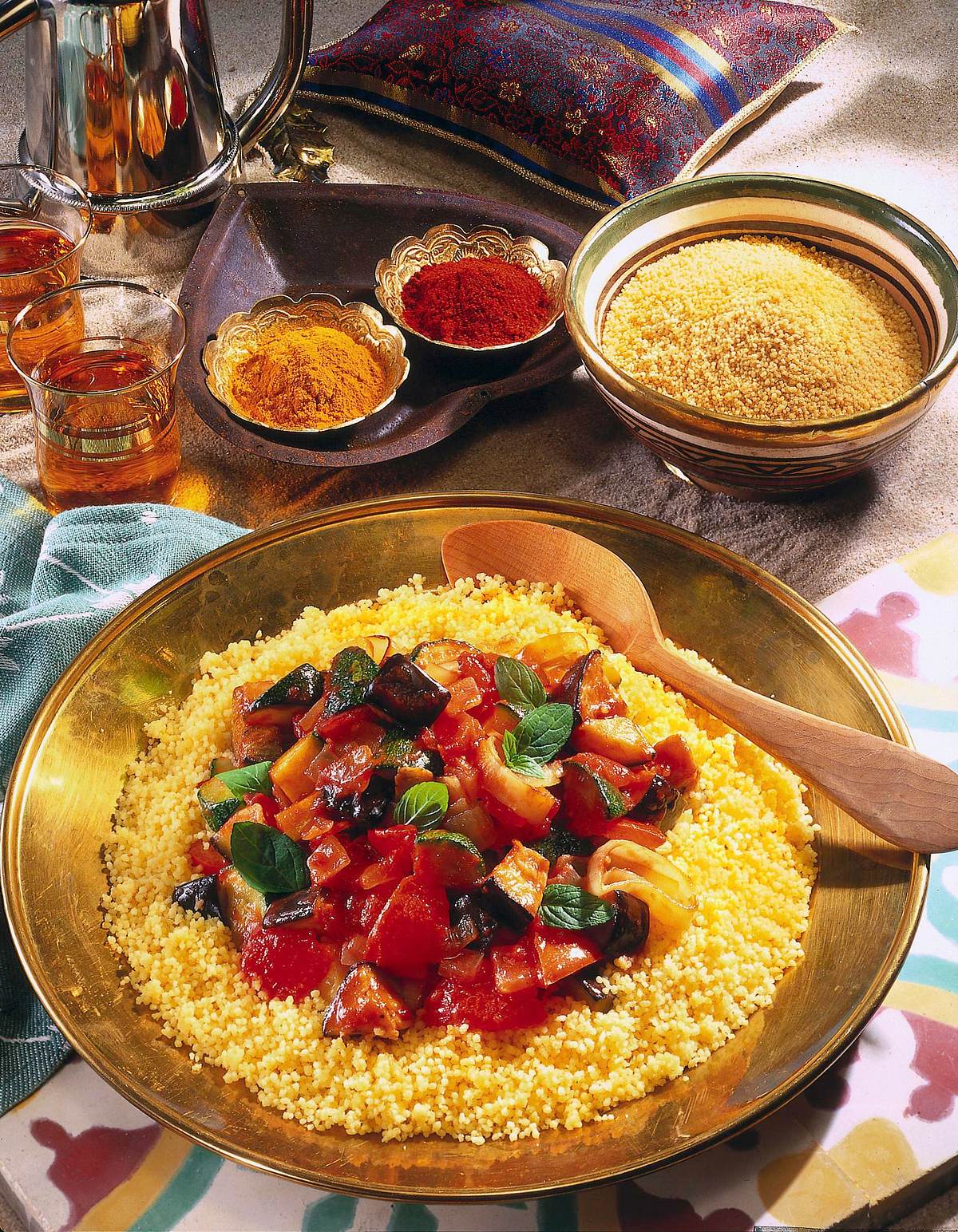 Couscous mit Gemüseragout Rezept