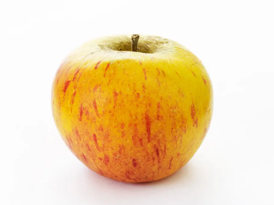 Wellant Apfel mit einem angeschnitten Stück.