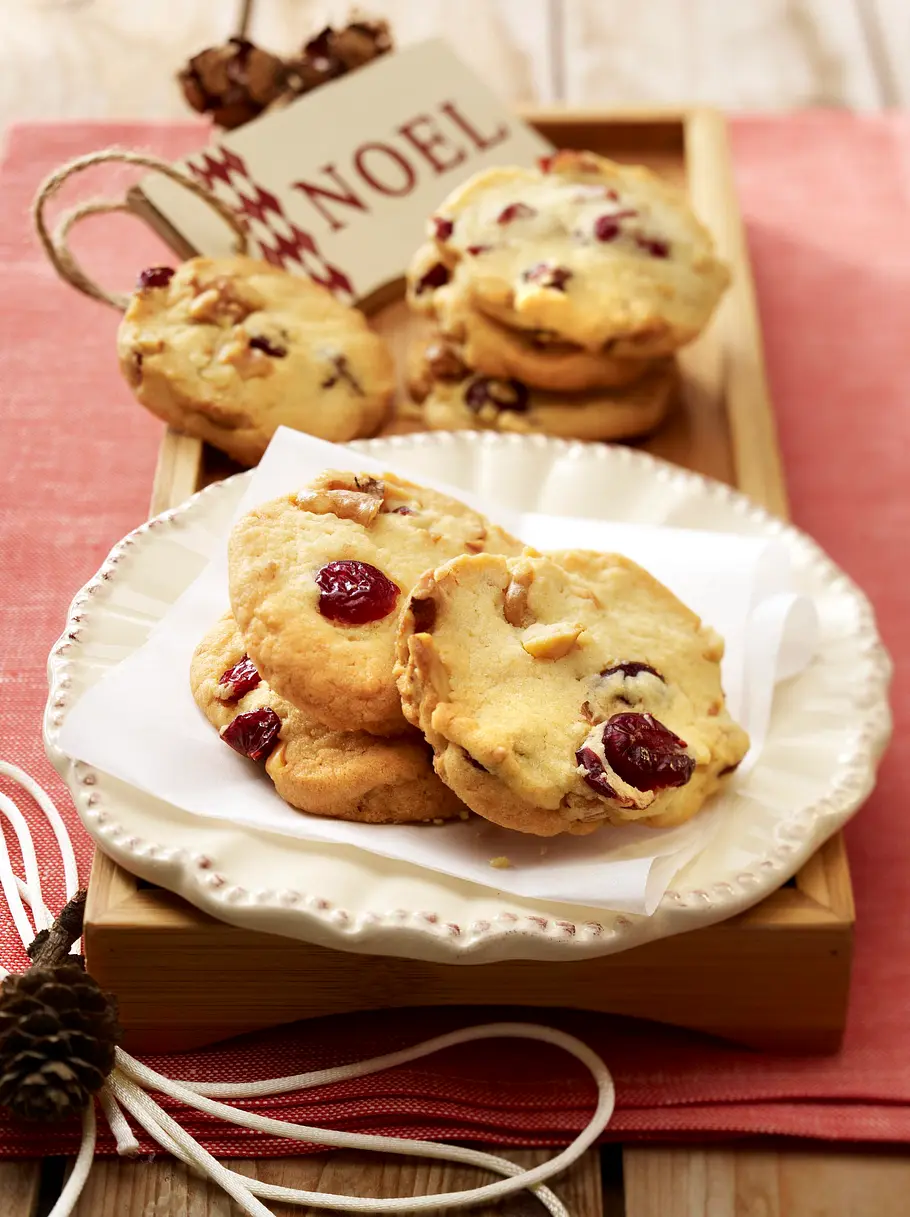 Cranberry-Walnuss-Cookies Rezept Cranberry-Walnuss-Cookies Rezept