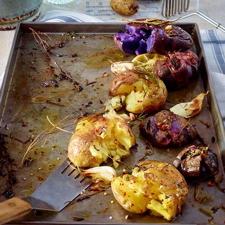 Crash Hot Potatoes aus dem Ofen Rezept