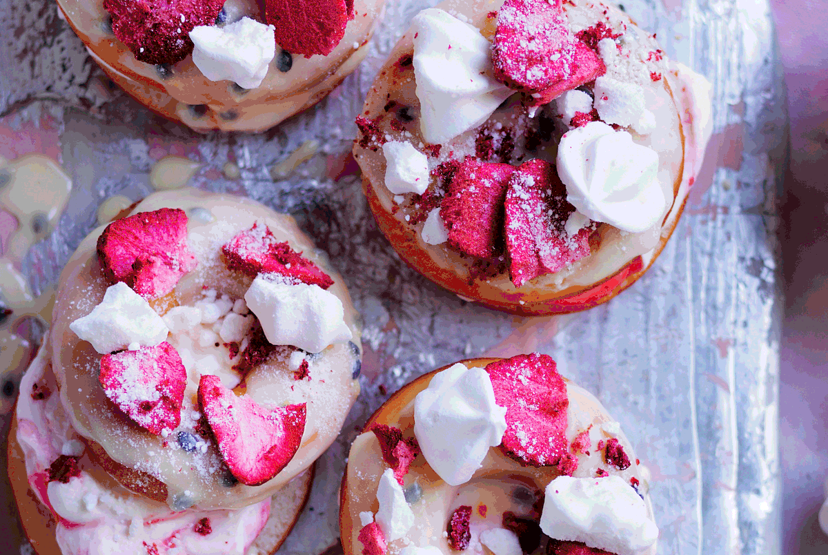 Cream filled Donuts  Rezept