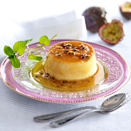 Creme Karamell mit Maracuja Rezept Creme Karamell mit Maracuja Rezept