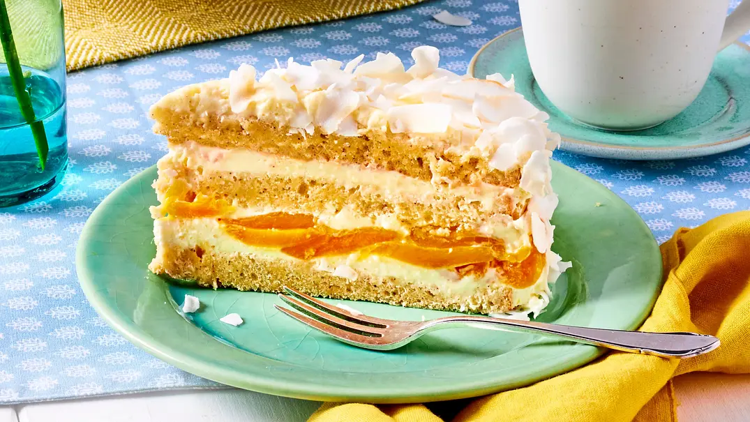 Cremige Kokos-Mango-Torte Rezept - Foto: LECKER @ Bauer Media Group