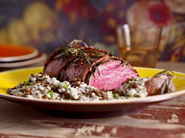 Cremige Puy-Linsen zu Rosmarinrind Rezept Cremige Puy-Linsen zu Rosmarinrind Rezept