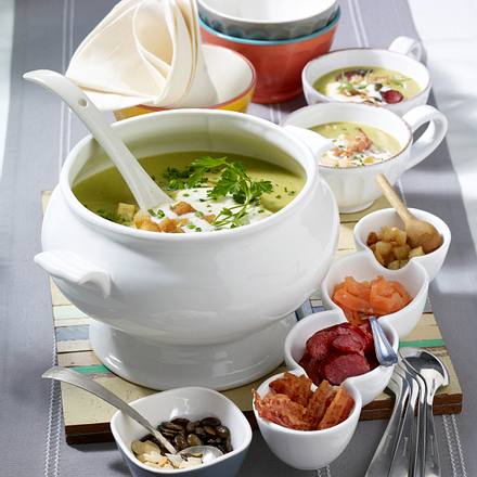 Cremige Rahm-Erbsensuppe Rezept Cremige Rahm-Erbsensuppe Rezept