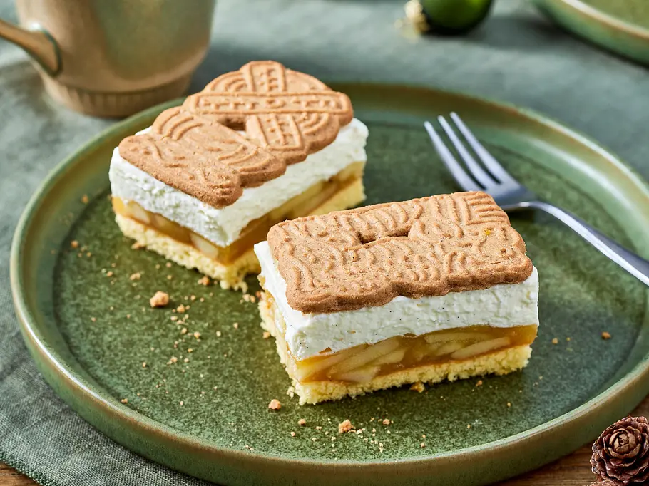 Cremige Spekulatius-Traumschnitten Rezept Cremige Spekulatius-Traumschnitten